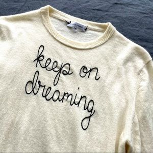 Lingua Franca Cashmere Embroidered Sweater - size M